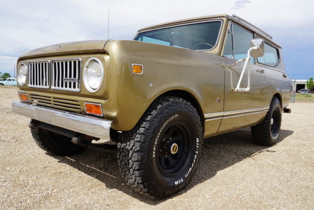 RARE 1974 International Harvester Scout II, 4x4, Survivor, Great Patina 1974 International Harvester Scout Scout II