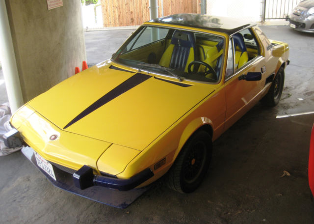 “RARE 1975 Fiat X19, solid body, no rust. Has been sitting for 4 years, now runs 1975 Fiat X-1/9