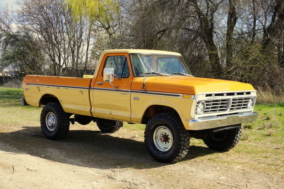 RARE 1975 Ford F250, 4x4, Factory Highboy, 3/4 Ton, Single cab, Long bed 1975 Ford F-250 F250 Highboy