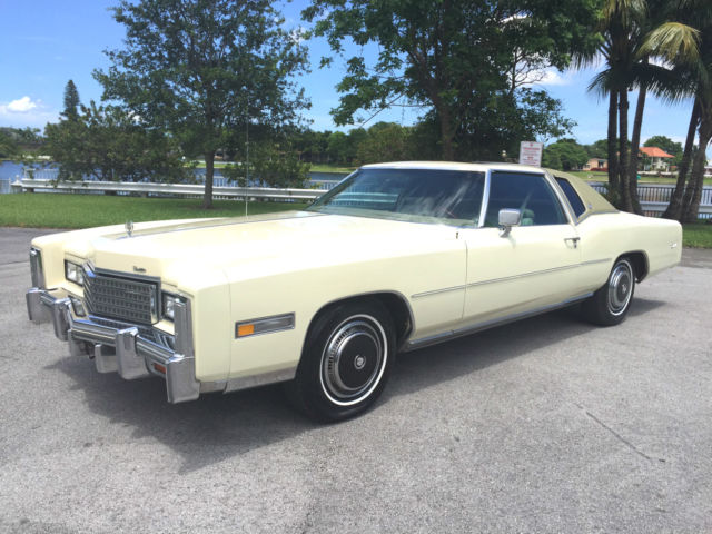 RARE 1976 CADILLAC ELDORADO SUNROOF COUPE, 64,000 BEAUTIFUL CONDITION, LO RESERV 1976 Cadillac Eldorado Sunroof Coupe
