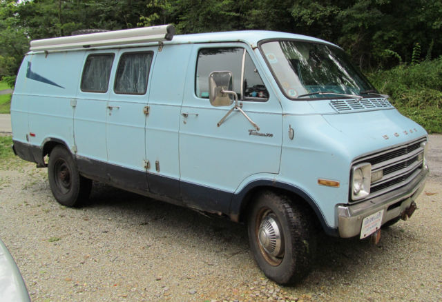 Rare 1976 Dodge Tradesman B300 Maxi Van 1 Ton Maxivan w/Awning & More 1976 Dodge Other Custom