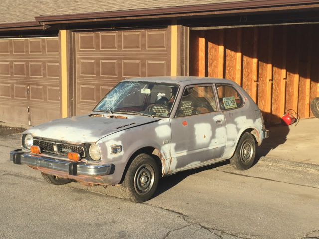 RARE 1976 Honda Civic CVCC 5-Speed Edition - 2nd Owner Project Car 95,000mi 1976 Honda Civic 5 Speed