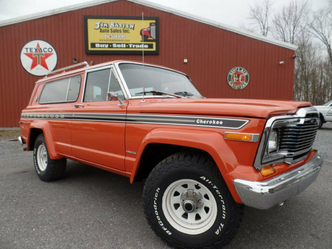 Rare! 1979 Jeep Cherokee Chief S Wide Trac 4x4 2-door Rust Free Southern FSJ 1979 Jeep Cherokee S Wide Trac 2-door