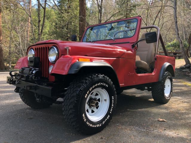 RARE 1980 AMC JEEP CJ7 ALL STOCK AND ORIGINAL V8 304 4 SPEED ONLY 85K 1 OWNER!! 1980 Jeep CJ CJ 7