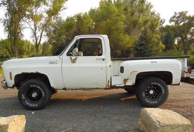 RARE 1980 GMC Truck Short Box Step Side Sierra Grande 4 x 4 1980 GMC Sierra 1500 Sierrra Grande