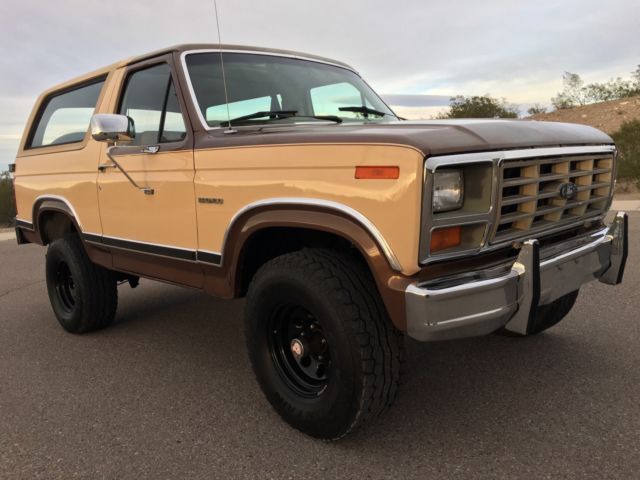 RARE 1983 FORD BRONCO 4x4 4.9L I6 NP435 4SPEED CLEAN STRAIGHT AZ ZERO RUST STOCK 1983 Ford Bronco CONVERTIBLE SUV ROCK CRAWLER