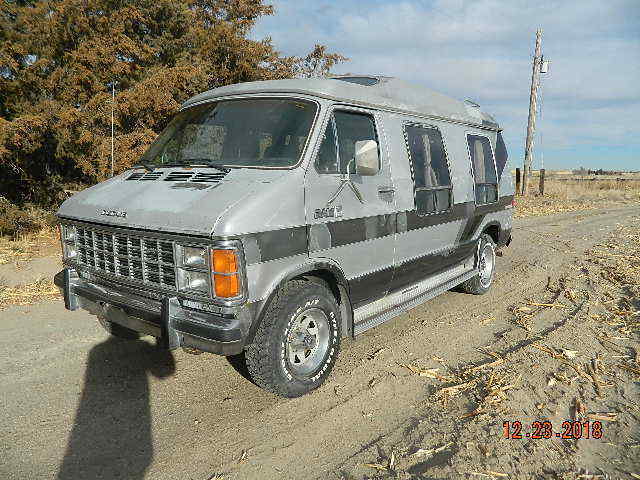 rare 1985 dodge b250 4x4 conversion ext top van dry western needs restored 1985 Dodge Ram Van