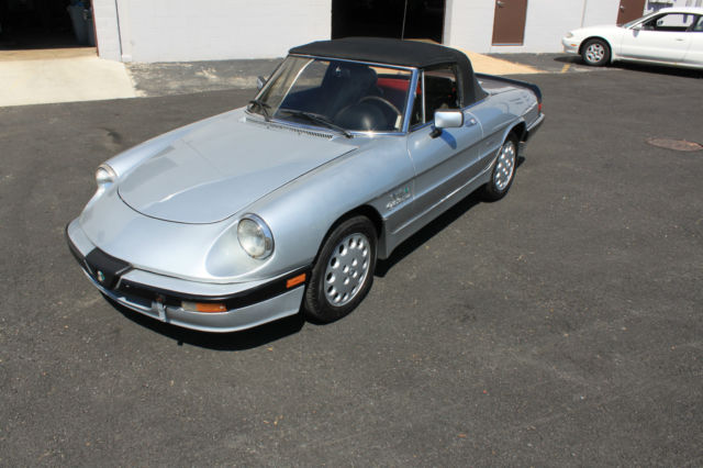 *RARE* 1988 ALFA ROMEO QV SPIDER QUADRIFOGLIO VERDE MANUAL TRANSMISSION 1988 Alfa Romeo Spider 1988 ALFA ROMEO SPIDER QV 911 MG TRIUMPH
