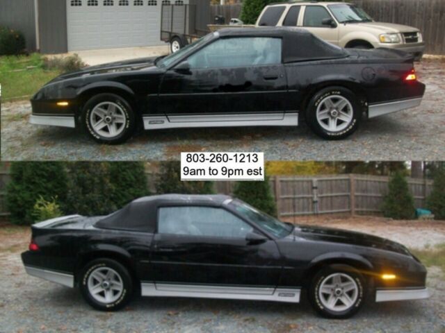 Rare 1988 Chevrolet Camaro Convertible RS 1988 Chevrolet Camaro RS Convertible