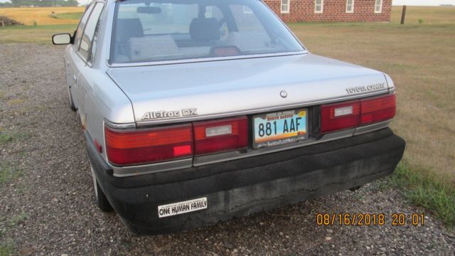 RARE - 1990 Toyota Camry AllTrac 1990 Toyota 86 DX