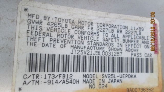 1990 Toyota 86 DX - photo 9