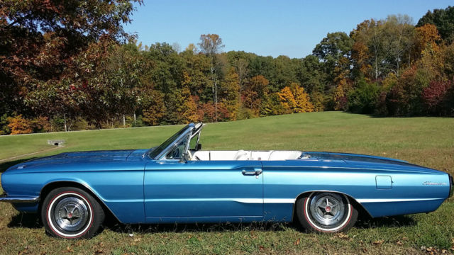 RARE 428 "Q" CODE - 345 HP WITH A/C! 2 OWNER - 31000 Original Miles 1966 Ford Thunderbird CONVERTIBLE