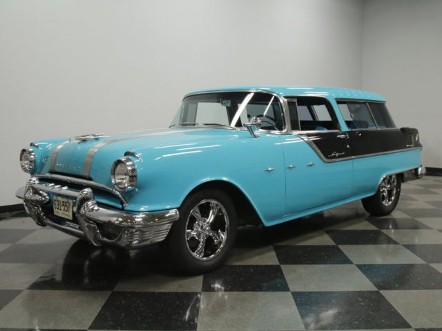 RARE, 454 TBI V8, TH400, A/C, PWR STEER, PWR FRONT DISC, NICE PAINT, VG INTERIOR 1955 Pontiac Star Chief Safari