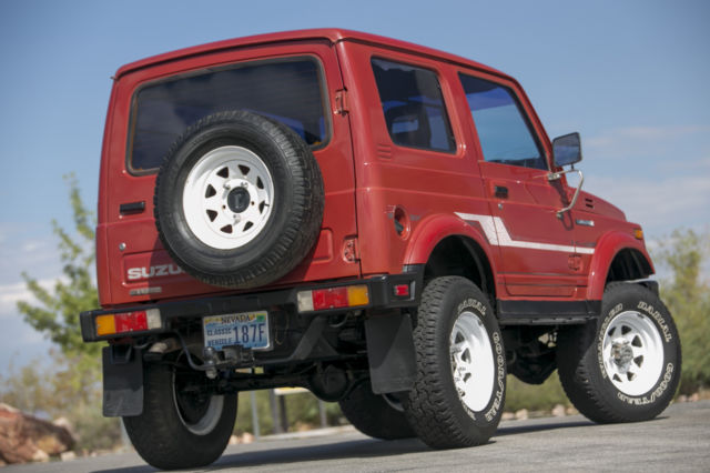 1986 Suzuki Samurai JX 4X4 A/C 5-SPEED NO RUST LOW MILES ORIGINAL - photo 11
