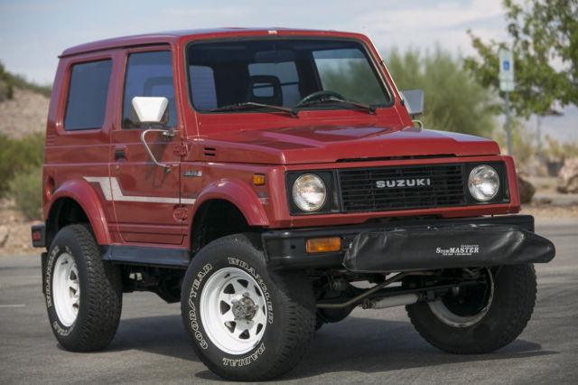 1986 Suzuki Samurai JX 4X4 A/C 5-SPEED NO RUST LOW MILES ORIGINAL - photo 5