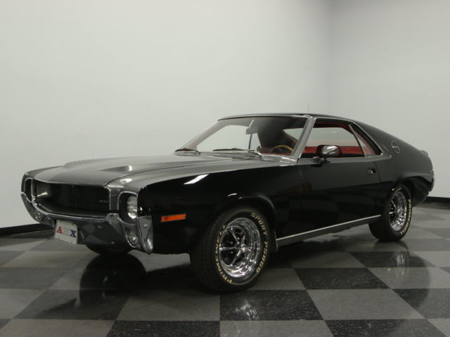 RARE AMX, SUPER SLICK BODY & PAINT, STRONG 290CI V8 W/ UPGRADES, PS, PB, NICE! 1968 AMC AMX