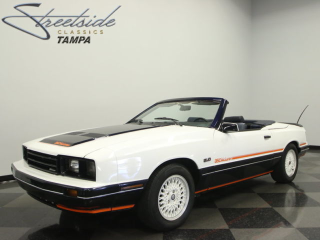 RARE ASC MCLAREN DROP TOP, 5.0 V8, COLD A/C, WARRANTY CARD, NEW TOP, LOADED!! 1985 Mercury Capri RS Hatchback 3-Door