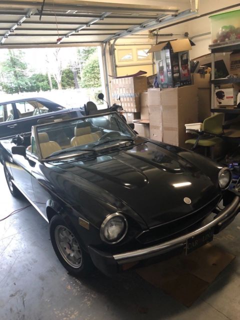 1981 Fiat 124 Spider leather