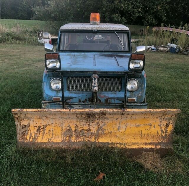 RARE Barn find 1965 International Scout Model 80 Sno Star w/ Factory Snow Plow 1965 International Harvester Scout