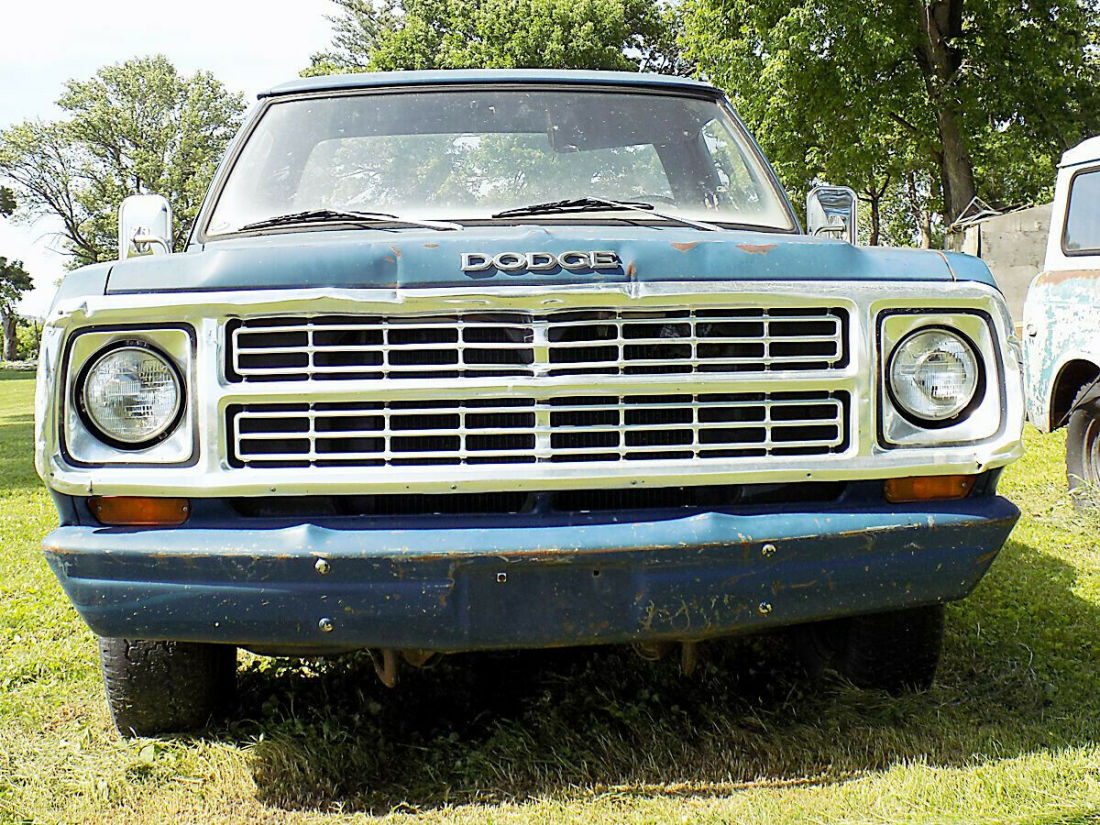 RARE Barn Find Vintage Orig MIL Dodge D10 Pickup frm Offitt Omaha Air Force Base 1979 Dodge Other Pickups