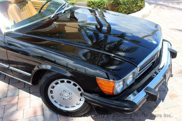 1988 Mercedes-Benz 500-Series RARE BLACK 560SL! SPECTACULAR LOW ORIGINAL MILES R - photo 4