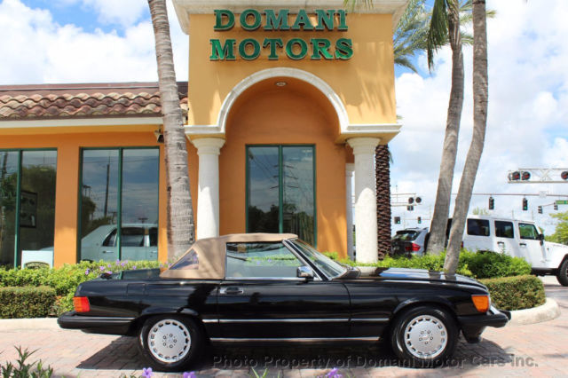 1988 Mercedes-Benz 500-Series RARE BLACK 560SL! SPECTACULAR LOW ORIGINAL MILES R - photo 9