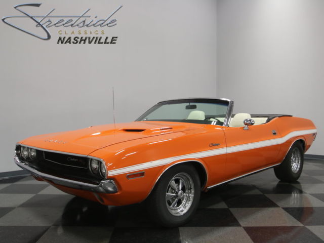 RARE CHALLENGER CONVERTIBLE, 340 SIX PACK, 727 TRANS, GO MANGO ORANGE, NICE! 1970 Dodge Challenger
