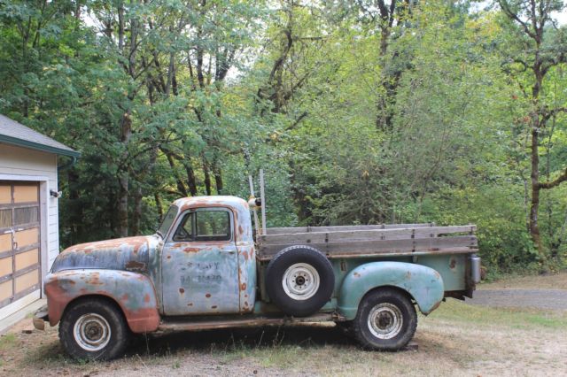Rare Chevy 3800 1 ton Navy issue longbed Truck 1953 Chevrolet Other Pickups