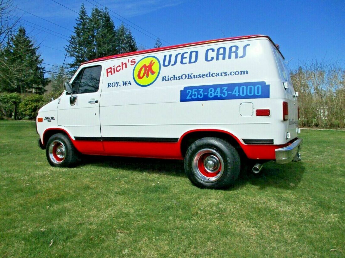 Rare! Chevy Van Shorty No Window 4.3 V-6 Auto Corvette Rally's CD, OK Used Cars 1994 Chevrolet G20 Van Chevy Van 10