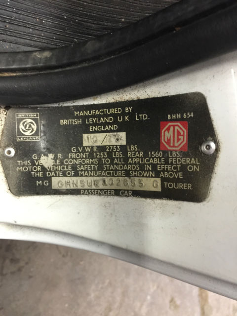 1974 MG MGB - photo 12