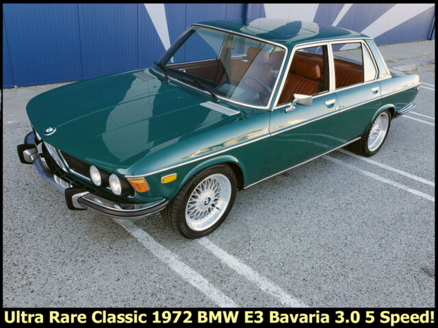 Rare Classic 1972 BMW E3 Bavaria 3.0 5 Speed Factory Sunroof Blue Plate Ca. Car! 1972 BMW BAVARIA E3 BAVARIA 3.0