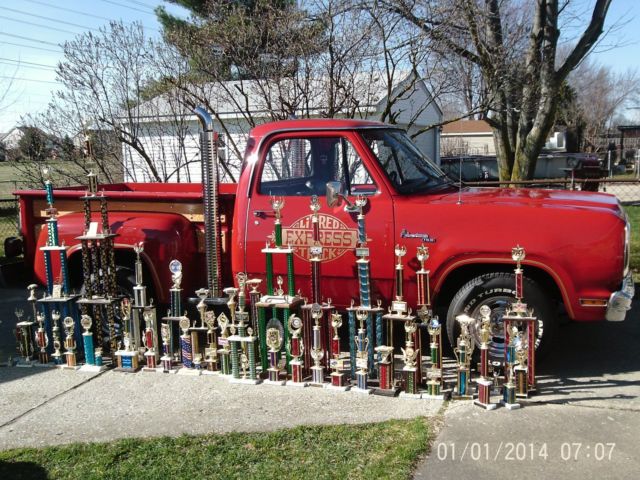 RARE CLASSIC 1979 DODGE D-150 ADVENTUER LIL-RED EXPRESS TRUCK TROPHY WINNERS 1979 Dodge Other Pickups D150 ADVENTURER