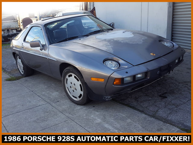 RARE CLASSIC 1986 PORSCHE 928S V8! PROJECT CAR/FIXXER UPPER! LOW RESERVE! 1986 Porsche 928 928S