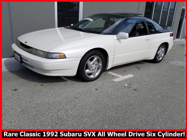 RARE COLLECTIBLE 1992 SUBARU SVX ALL WHEEL DRIVE COUPE! 2-OWNER CALIF. CLASSIC! 1992 Subaru SVX