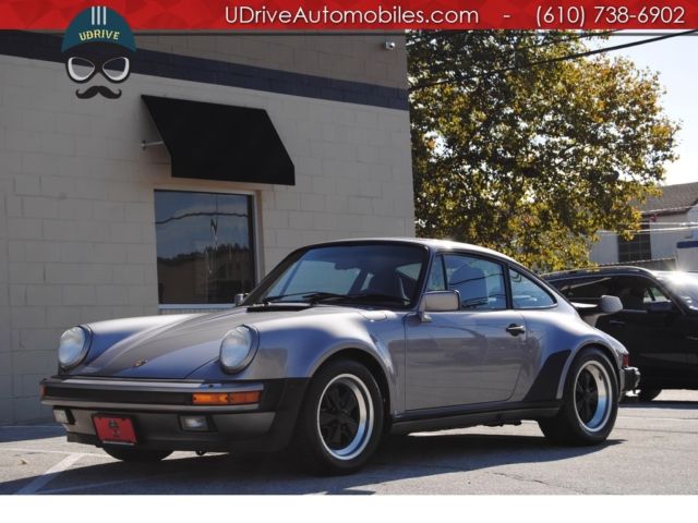 1988 Porsche 911 Carrera Turbo RARE Diamond Blue/Blue Lthr COA! - photo 2