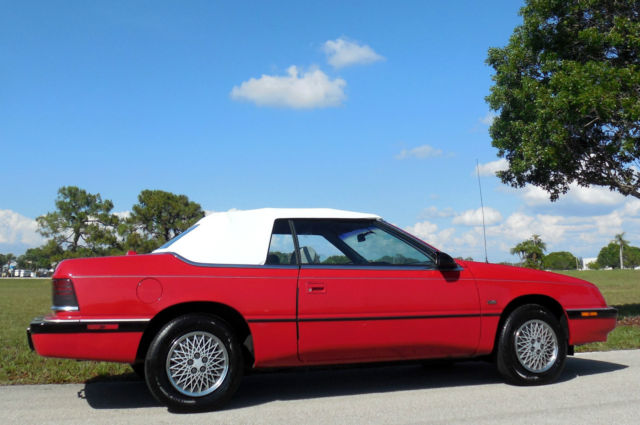 1991 Chrysler LeBaron 25,876 MILES!!!CERTIFIED CARFAX~NON SMOKER~NEW TOP - photo 8