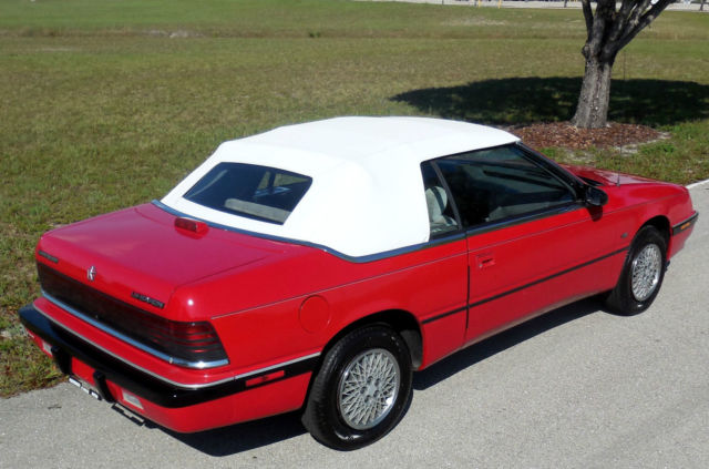 1991 Chrysler LeBaron 25,876 MILES!!!CERTIFIED CARFAX~NON SMOKER~NEW TOP - photo 9