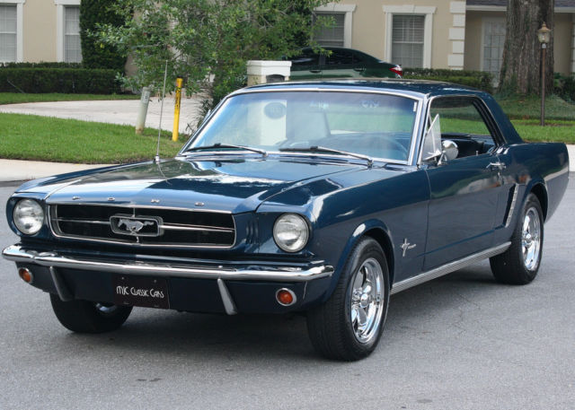 RARE D CODE 289 V-8 - Factory A/C -1964 1/2 Ford Mustang Coupe - 2K MI 1964 Ford Mustang COUPE - 289 V-8 - A/C - 2K MILES