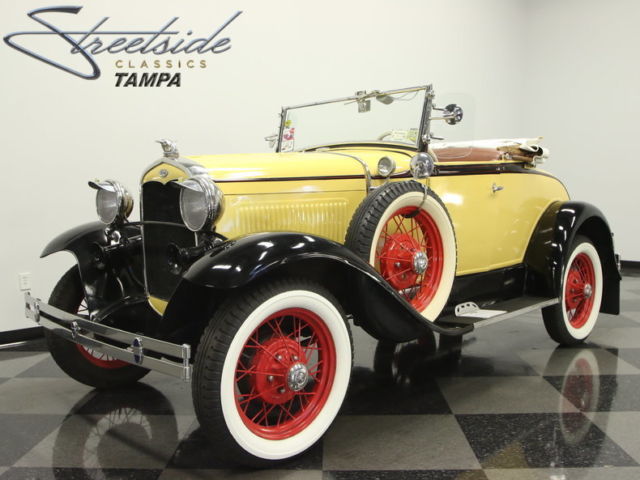RARE DELUXE ROADSTER, NICE RESTO, GREAT TRIM, RUMBLE SEAT, GREAT DRIVING MODEL A 1931 Ford Modle A Deluxe Roadster