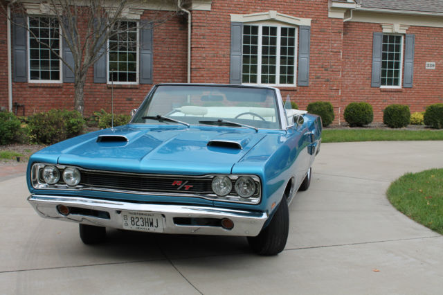 Rare Dodge 1969 Coronet RT Convertible WS27 1969 Dodge Coronet