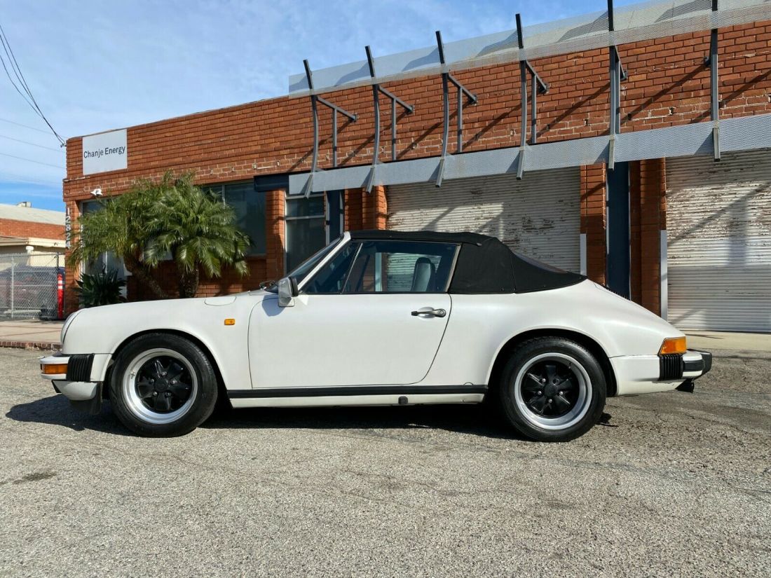 Rare Euro Spec 3.2 Carrera Cabriolet w/ Sport Seats - California Car Entire Life 1984 Porsche 911