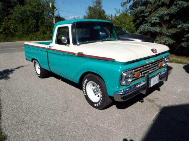 Rare Factory Custom Cab Short Bed Fleetside. Rat Rod, Kustom, Hot Rod Pick Up. 1964 Ford F-100 Custom Cab