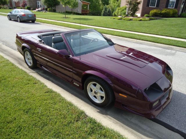 RARE FINAL-YEAR Z28 CONV, PURPLE HAZE 60K MILES 1992 Chevrolet Camaro Z/28 25th Anniversary