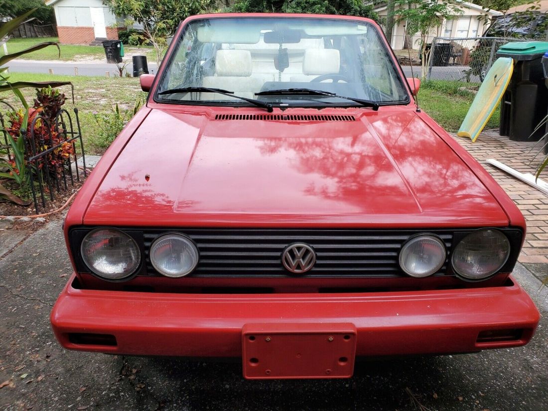 Rare Find Collector's Edition FWD Automatic Convertible Red 1993 Volkswagen Cabriolet