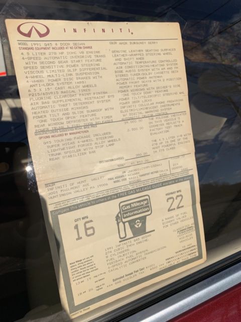 1991 Infiniti Q45 - photo 5