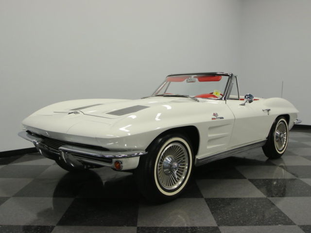 RARE FUELIE ROADSTER, #'S MATCHING L84 327 V8, CORRECT COLORS, INVESTMENT GRADE! 1963 Chevrolet Corvette Fuelie