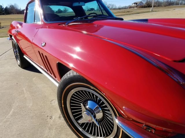 Rare, Fully Optioned, beautiful Rally Red Corvette, Numbers Matching 1965 Chevrolet Corvette Sting Ray