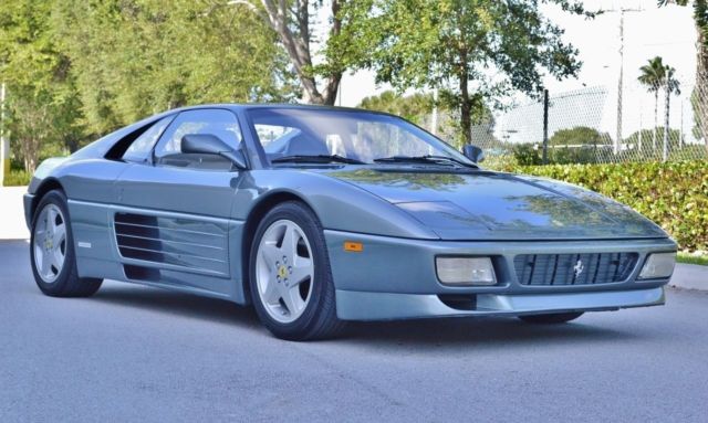 Rare Grigio over Dover - Enthusiast Owned - Three Pedal - Clean History 1990 Ferrari 348 348TB TS 355