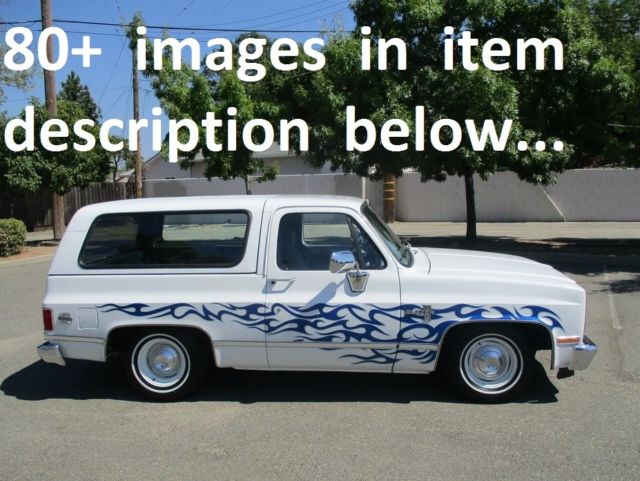 1982 Chevrolet Blazer Silverado CA Factory 2WD Rust Free NO RESERVE - photo 3