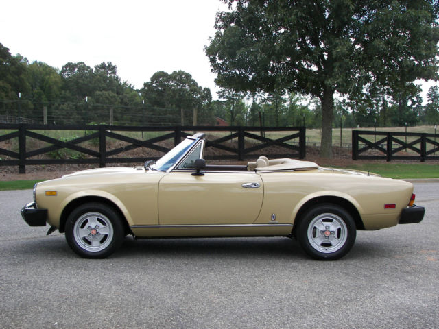1981 Fiat Spider 2000 Spider 2000 - photo 5
